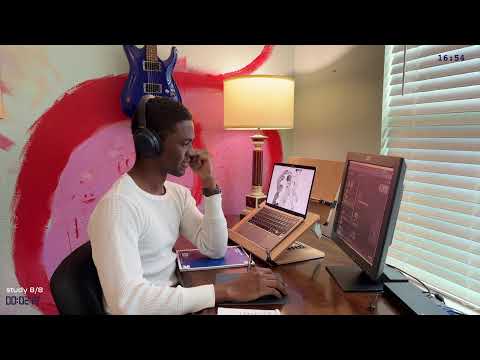 study with me 8 hour session