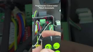 Configuración Control Remoto en Motor Pitbull Accessmatic #programacion #tecnicos #accessmatic