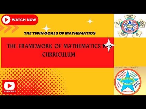 THE FRAMEWORK OF MATHEMATICS NEW K-12 CURRICULUM/ TWIN GOALS OF MATHEMATICS