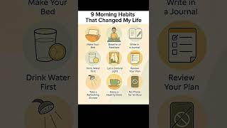 9 Morning Habits for a Peaceful & Productive Day #MorningHabits #ProductiveMorning #PeacefulMorning