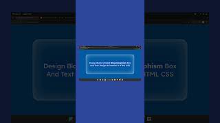 Design Glassmorphism CSS Effect With Animation in HTML CSS #grassmorphismeffect #css
