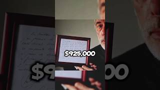 This Napkin Sold for $925,000 — Because of Messi 😱 #shorts #football