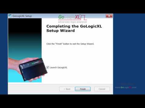 Logic Analyzer GoLogicXL: Software install (Install #02)