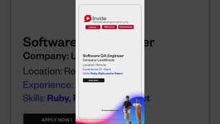 Remote dev jobs of the day | March 18, Saturday #shorts