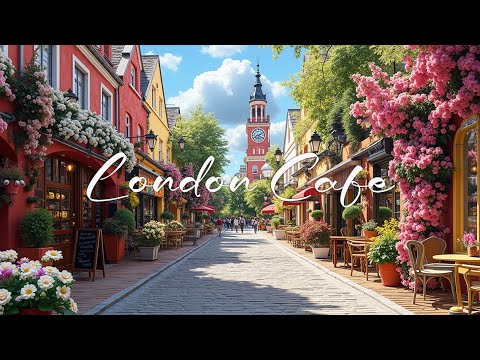 Enjoy Cozy Coffee Shop Morning Jazz And Relaxing Music Set In A Peaceful London Street Café Scene