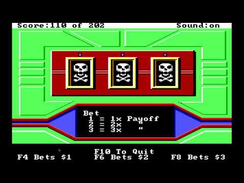 How to Cheat the Casino/Slot Machine in Space Quest.