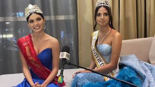 Maureen Montagne The Miss Globe 2021 and Cinderella Obenita Miss Intercontinental 2021interview