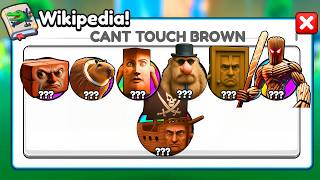 I CANT TOUCH the COLOR BROWN in Brainrot Evolution!