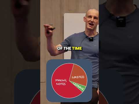 Don't Spend Your Time Making Notes