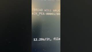 Animation Pipeline Terminal View | Bread Will Walk Training Script and Data Process #walkingbread