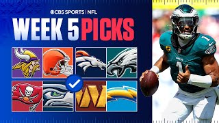 NFL Predictions and Picks For EVERY Week 5 Game [Broncos at Eagles] | Best Bets ✅