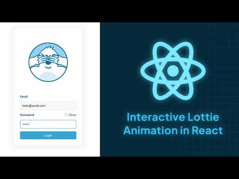 How To Make an Interactive Lottie Login Flow in React | Recreating Darin Senneff's Login | Part 2