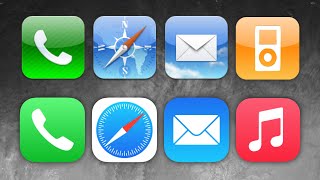 Apple iOS Icons over the years (2010 - 2024)