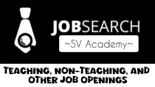 New Job Openings
