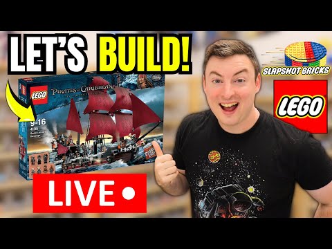 Let's Build the Lego Queen Anne's Revenge...LIVE!