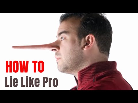 How to lie Like a Pro? according to behavior analyst.