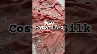 ✨ Premium Pure Cosmos Silk| Soft| Smooth & Luxurious✨📱:+919030126379(Wattsap) @LA_Trendz2025 #saree