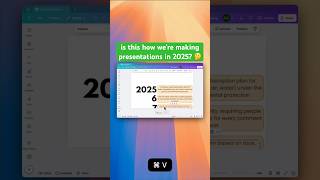 is this how we’re making presentations in #2025 ? 🤔 #powerpoint #presentation #students #canva
