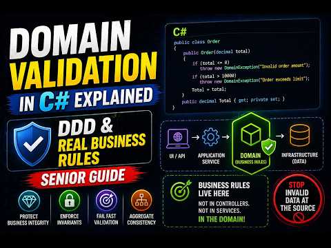 Domain Validation in C# Explained | DDD & Real Business Rules
