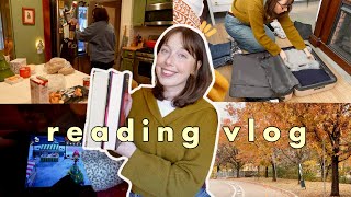 cozy reading vlog: reading a fav book of the year + prepping for travel! ✈️