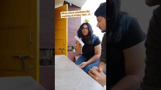 Client meetings be like...