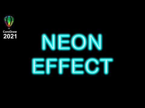 How to create Neon Effect In CorelDraw 2021