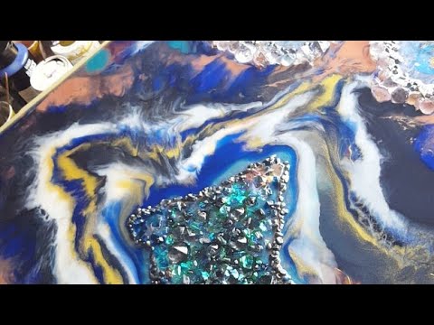 Art Resin Geode color change :/