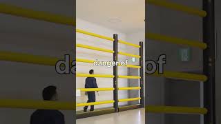 Topple Barrier offers robust protection in multiple height variations #workersafety #short #forklift