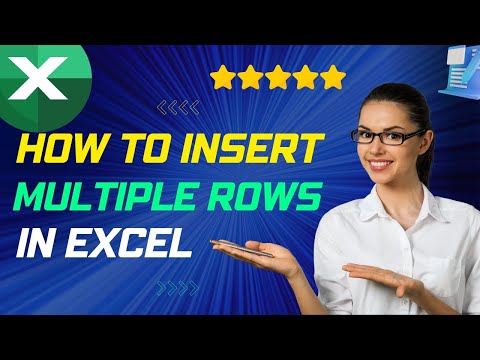 How to Insert Multiple Rows in Excel | Insert Rows in Microsoft Excel | How to Insert Rows in Excel