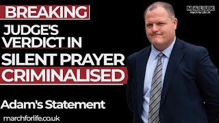 BREAKING: SILENT PRAYER CRIMINALISED