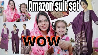 Amazon Suits wow, Beti ki शरारती #AmazonGreatPrices #AmazonExcitingDeals #GetReadywithAmazon #amozon