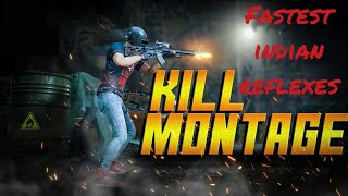 Fastest indian reflexes |pubg Montage😉| By HINDUSTANI DOST ✌