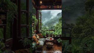 Misty Morning Tea in the Hills 🍃☕ #MountainMorning