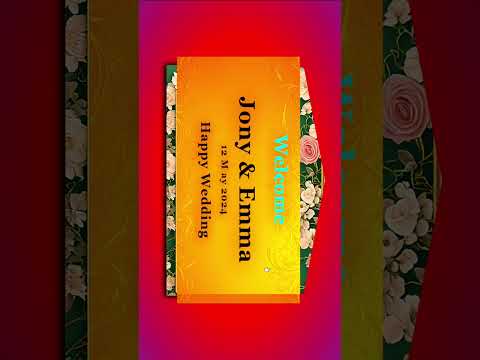 Create Wedding Invitation Card Design in html css javascript