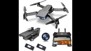 Foldable Drones with 1080P HD Camera, Quadcopter WiFi FPV Live Video, Altitude Hold, Headless Mode
