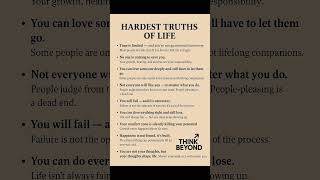 Face the Hard Truths. Grow Beyond Limits. #thinkbeyond