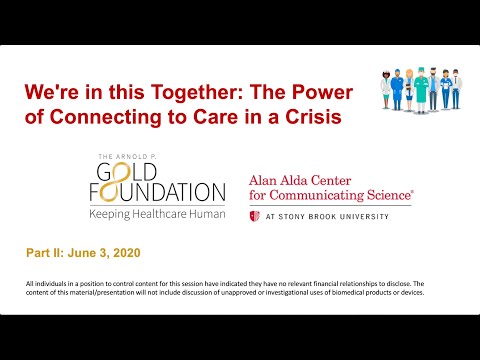 Gold Human InSight Webinar Series | The Power of Connecting to Care in a Crisis Part II