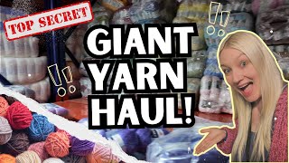 MASSIVE Yarn Haul for My 2026 Crochet Goals 🧶 Secret Yarn Warehouse Leicester!