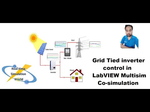 grid tied inverter using LabVIEW and Multisim
