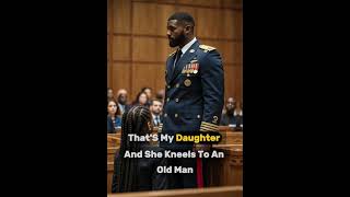 Judge Forced Black Girl to Kneel — Until Her Military Dad Walked In ⚖️🎖️