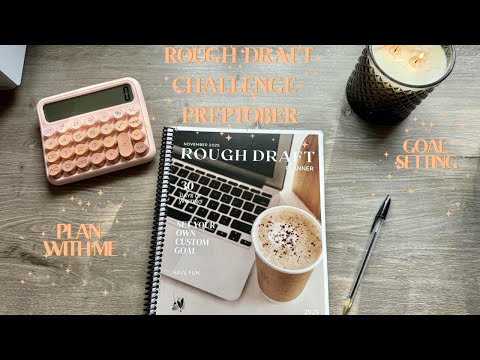 Rough Draft Challenge Planner & Preptober | Heart Breathings Writing Community