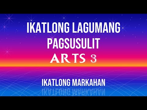 MAPEH| ARTS 3 GRADE 3 Summative Test #3 Q3