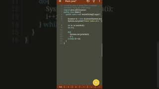 Code in java to print first n natural numbers || Using do while loop