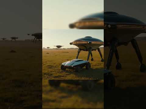 "What If the African Savannah Merged with Futuristic Tech? 🌍🤖 | AI-Generated Shorts"