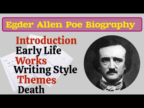 Edgar Allan Poe Biography | Mini Bio | Notes In Simple English