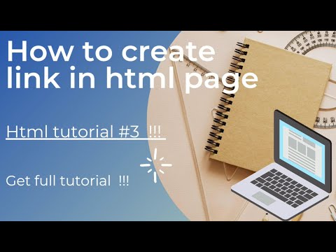how to create link in html | use of anchor tag in html | html tutorial 3