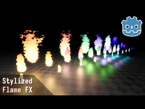 Godot Stylized Flame FX | Showcase