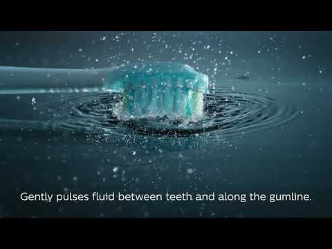 Philips Sonicare superiority - continuous fluid action for effective yet gentle clean