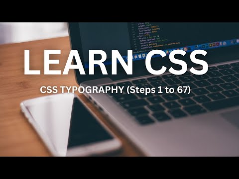 Let's Learn to Code Together: Learn CSS Typography (Building a Nutrition Label) (steps 1-67)