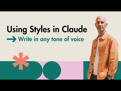 Write in any tone of voice using Claude's new Styles feature